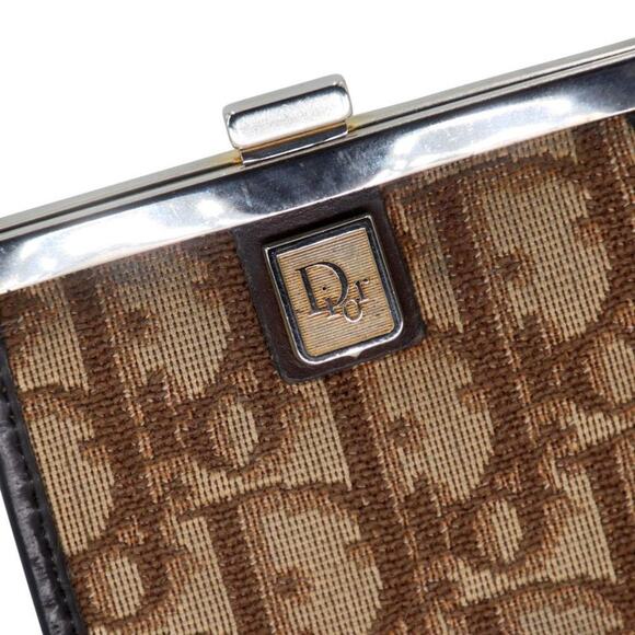 Dior Kiss-lock Mini Cd Trotter Canvas Coin Purse Wallet CD-0402N-0109 - Picture 5 of 8